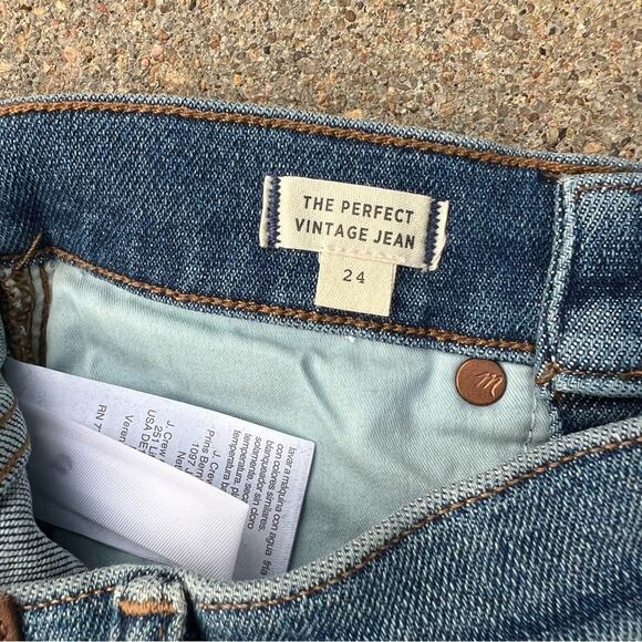 Madewell The Perfect Vintage Jean in Melgrove Wash Size 24 NC162 NWT - Picture 7 of 9
